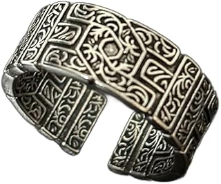 人気 古代文明シルバーリング ヴィンテージ メキシカンスタイル サイズ:16号(調整可能)