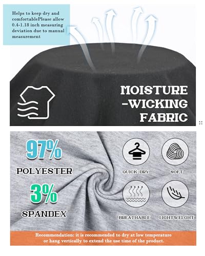 Chuarry 8 Pack Youth Boys Athletic T-Shirts Quick Dry Shirts Short Sleeve Tees Bulk Active Performance for Boys Kids Girls3