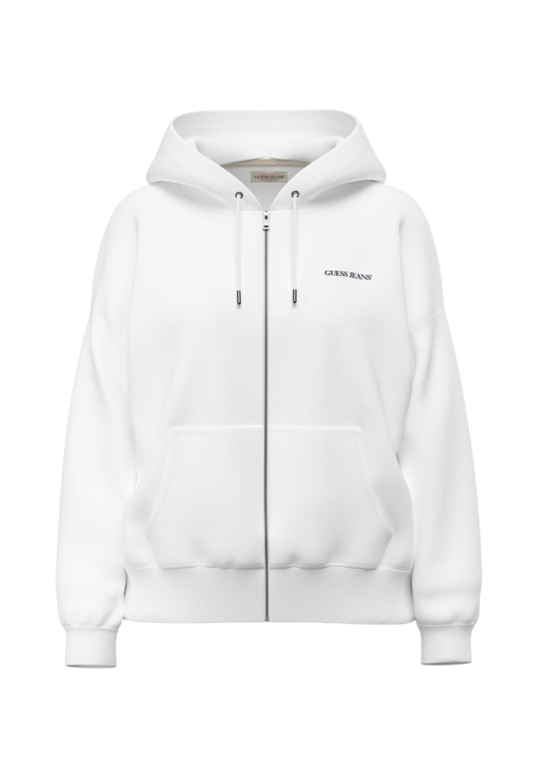 GUESS W6RQ32K68I4 Sweat zippé en coton pour femme
