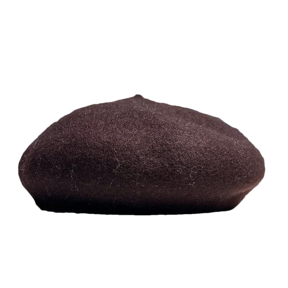 keusyoi Francese Berretti Cappelli per le Donne di Lana Artista Cappelli Caldo Inverno Primavera Beanie Hat Tinta Unita Elegante Signora Berretti Ber