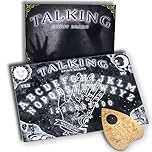 Black Ouija Board game with Planchette and detailed instruction for Spirit hunt 21cm x 30 cm