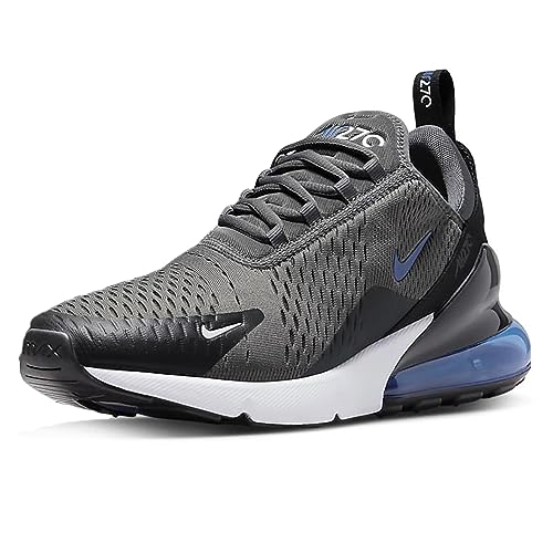 Comfort NIKE Air Max 270, Sneaker Uomo, Iron Grey/Game Royal-Black-White, 44.5 EU