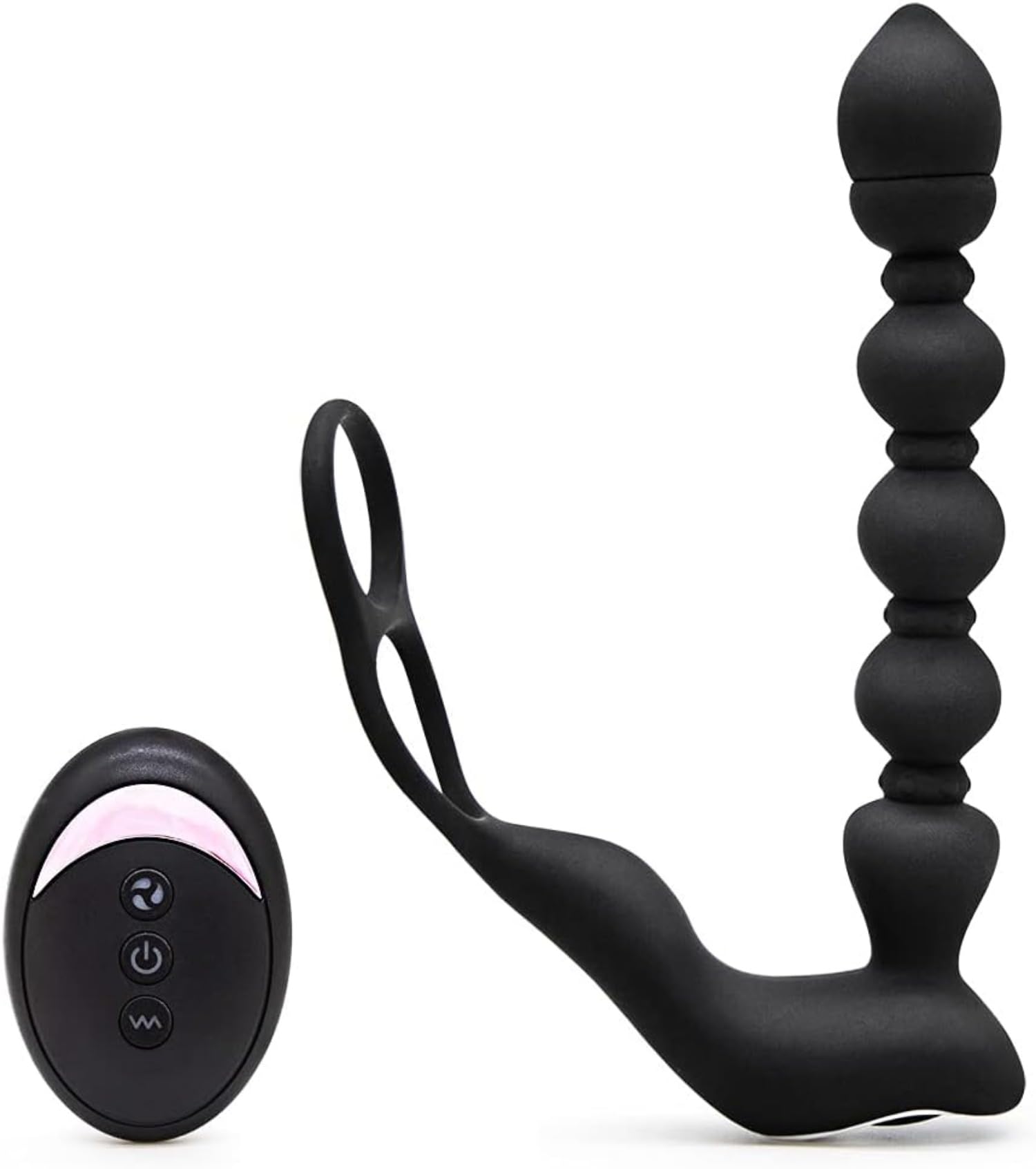 Masseur prostatique, avec fonction de balancement avant-arrière, 10 modes de vibration et fonction télescopique, accessoire érotique, vibromasseur