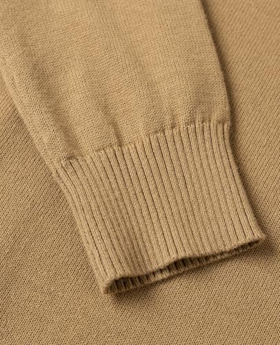 Image of QUALFORT Women's 100% Cotton Lightweight Cardigans Long Sleeve Knitted Button Down Sweater