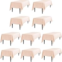 Vista 57 de Manteles rectangulares de poliéster (90 in x 132 in)