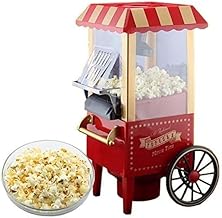 VINSU Popcorn Machine Big Vintage Collection and Electric Popcorn Maker Making Machine,Automatic Instant Popcorn Maker Stylish Design 1200-Watts Electric Popcorn Maker Machine For Home Use