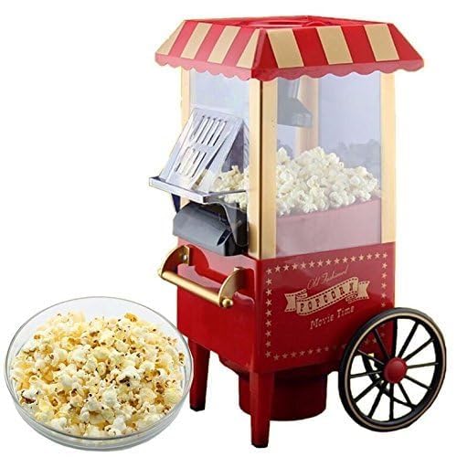VINSU Popcorn Machine Big Vintage Collection and Electric Popcorn Maker Making Machine,Automatic Instant Popcorn Maker Stylish Design 1200-Watts Electric Popcorn Maker Machine For Home Use