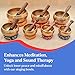 Tibetan Singing Bowl Set - Authentic Cuencos Tibetanos for Sound Healing, Meditation & Chakra Balancing - Includes Cushion, Mallet-Unique Spiritual Gifts for Women and Men (7 Chakra Hand Hammered Set)