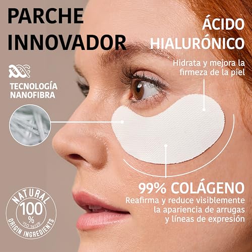 IROHA NATURE - Parches Ojos 99% Colágeno con Bruma | Cosmética Coreana Efecto Reafirmante | Atenúa Arrugas y Ojeras | Hidratación Profunda, Firmeza y Luminosidad | 3 Pares - imagen 7