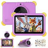 📶【Écran HD IPS & Connectivité Avancée】 Dotée d’un écran IPS HD 1024×600, cette tablette offre des images claires et confortables pour les yeux des enfants. Le WiFi 6, le Bluetooth 5.4 et la certification Widevine L1 assurent une connexion rapide et un streaming vidéo en haute définition. Livrée avec une coque de protection EVA résistante, elle constitue un cadeau idéal pour un anniversaire, Noël ou la rentrée scolaire, avec garantie de 12 mois.