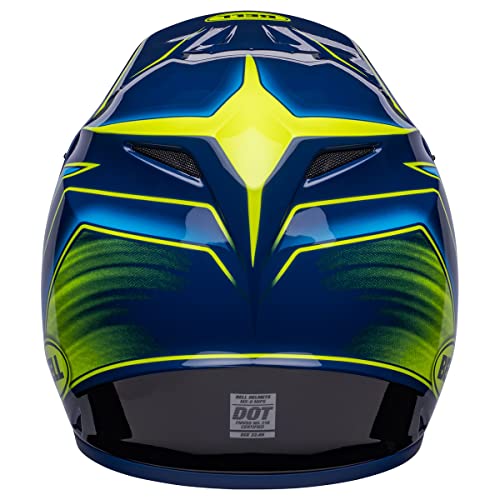 Image of Bell MX-9 MIPS Dirt Helmet (Zone Gloss Navy /Retina - Small)