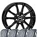 Produktbild 4 Winterräder Winter Brixen 8x19 ET 45 5x108 Schwarz mit 245/45 R19 102V NEX Winguard Sport 2 XL M+S 3PMSF