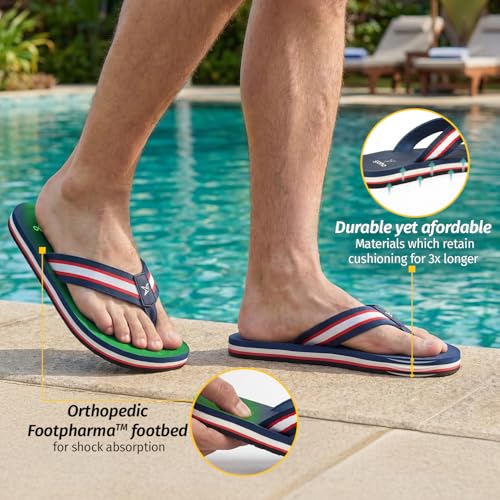 Image of YOHO Bubbles Men Ortho slippers | Soft comfortable and stylish flip flop slippers for Men in exciting colors |Lightweight | Anti Skid | Daily Use Chappal