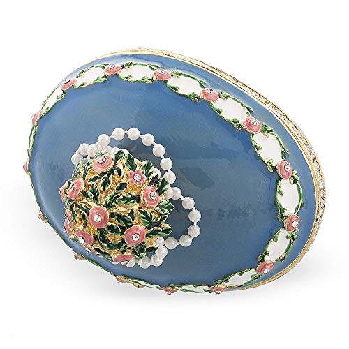 Bestpysanky 1907 Love Trophies Egg (Cradle With Garlands) Musical Royal Easter Egg #TOP4