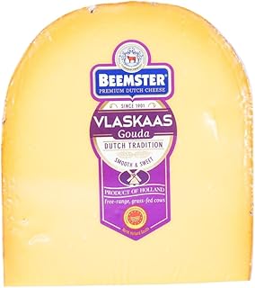 Dutch Cheese Bemster Vlaskaas Medium Aged Gouda 1 lb.