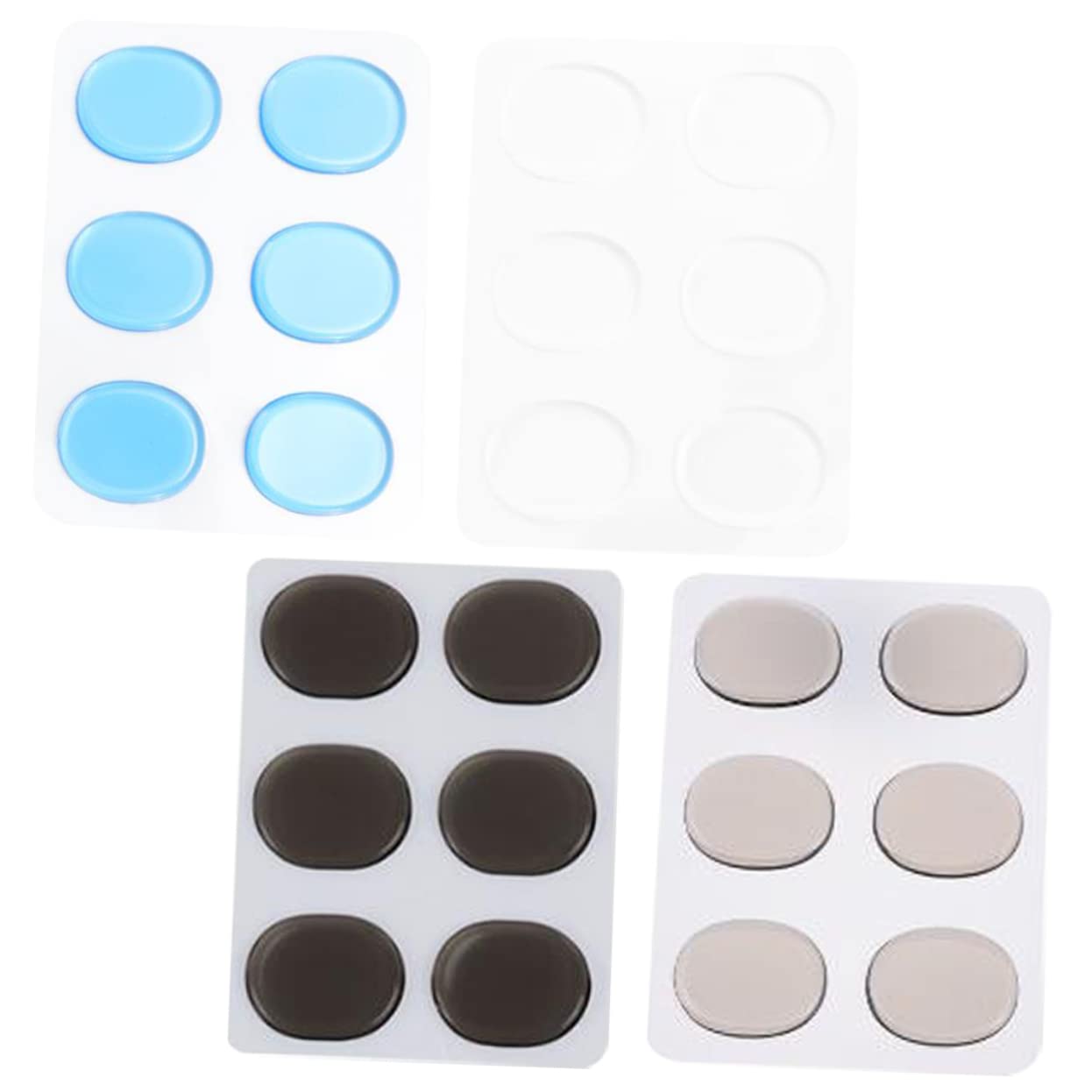 HEMOTON 5 Set Di Smorzatori Per Batteria in Silicone Autoadesivi Cuscinetti Per Rullante Adesivi Per Sordina Controllo Del Volume Per Esercitarsi 4 Fogli * 5