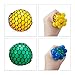 Produktbild Relaxdays Quetschball im Netz, 12 Stück, Kinder & Erwachsene, Wutball zum Kneten, weich, Anti Stress, 6 cm, Stressball, 4 Farben