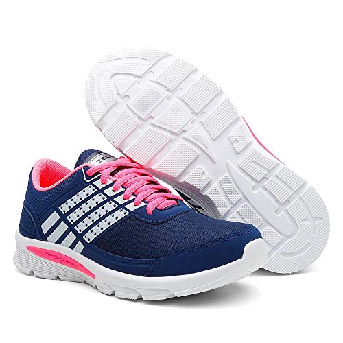 Kit 2 Tênis Polo Feminino Caminhada Conforto Macio Dia a Dia Rosa 39