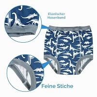 Flyish Baby Trainingshose Kinder Trainingswäsche Kleinkind Töpfchen Trainingshose Baby Unterwäsche Toilettentraining, 2 Jahre, Jungen-6 Stück – Ansicht 5
