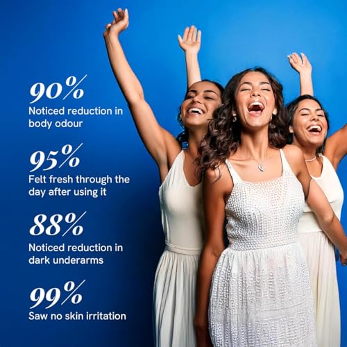 Image of Be Bodywise 4% Underarm Roll on | 1% Salicylic Acid, 1% Mandelic Acid, 2% Lactic Acid | Reduces Underarm Pigmentation & Body Odor | Alcohol & Aluminum Free | For Normal to Dry Skin | 50 ml x 2