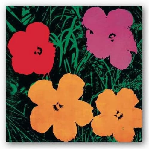 Flowers (Oversize) by Andy Warhol 38"x38" Art Print Poster
