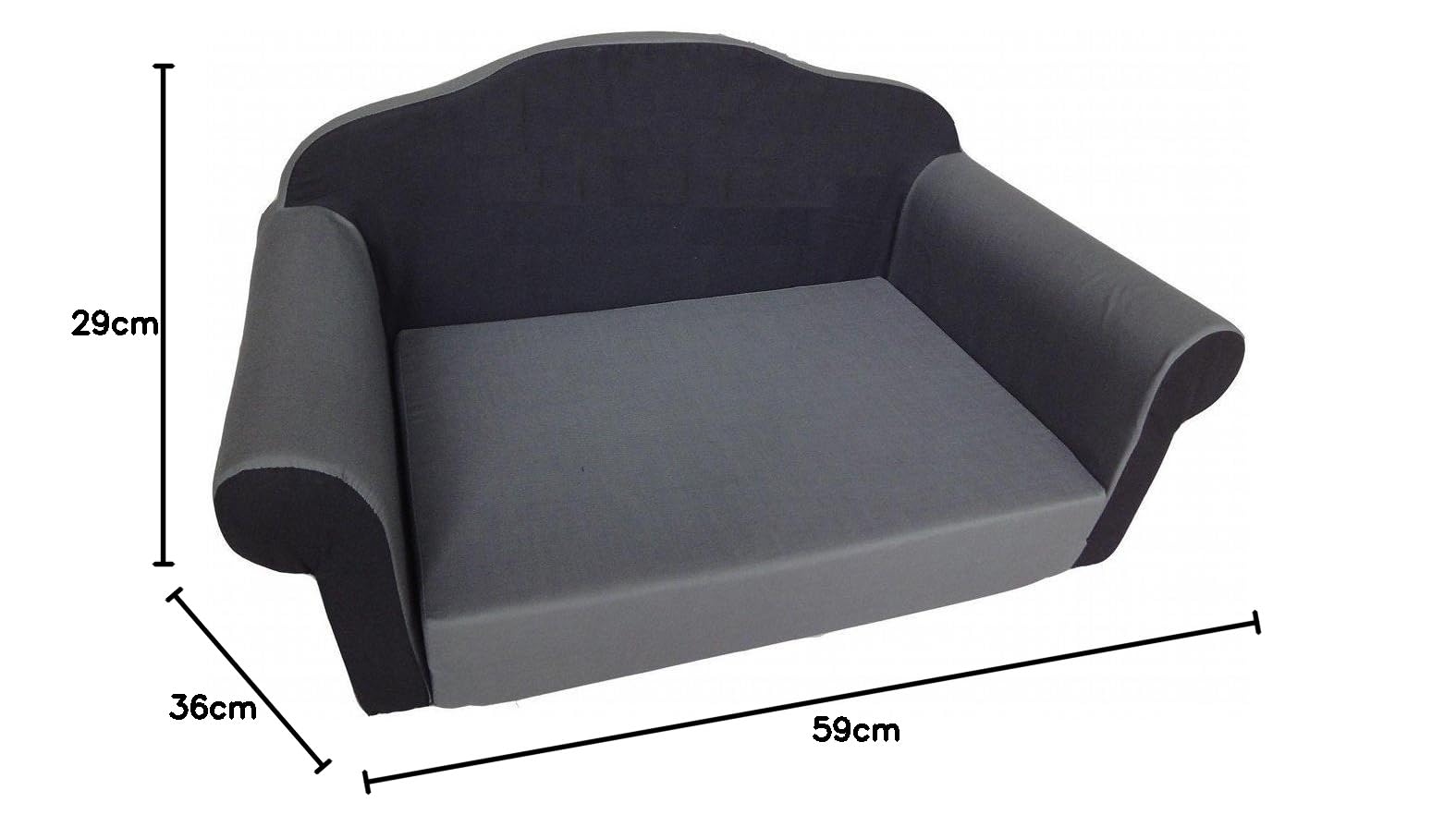 Hunde- & Katzensofa ausklappbar, Stoffbezug, farbig | Ausklappbares Hunde- und Katzensofa mit komfortabler Liegefläche zum Entspannen und Schlafen.
