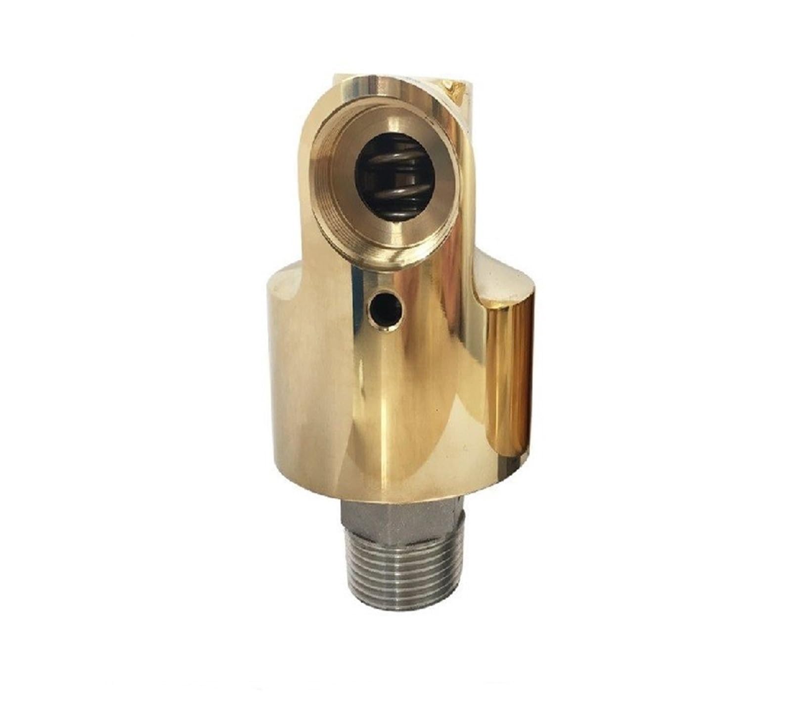 Junta giratoria HD32 DN32 de 1,2 Pulgadas, Junta giratoria 360, unión de rotación de latón, Giratorio de Aire y Agua, Conector Universal de pulverización de Acoplamiento(Right Thread)
