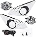 Camry Fog Lights 2012 2013-2014 - RP Remarkable Power, Fog Lights for 2012 2013 2014 Camry Fog Light Kit Chrome Cover Switch wiring Harness with Clear Lens Halogen Bulbs FL7009