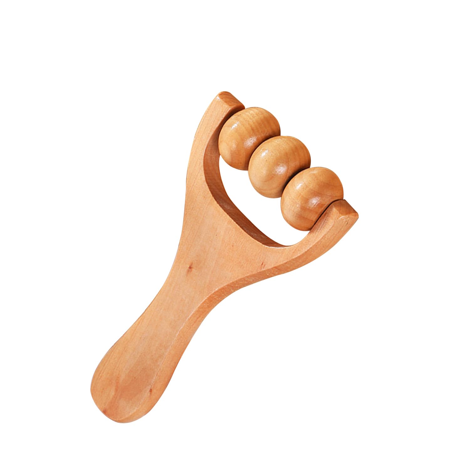 OULIGET Relax Massage Ball Roller,Multi Functional Handheld Wooden Total Body Massager, Wooden Roller Massager Tool,1 Pieces.