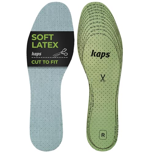 Plantillas de espuma de látex Kaps Soft unisex ajustables