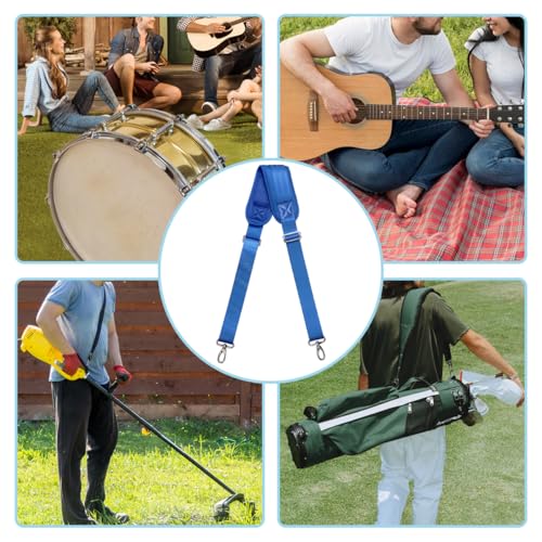 Image of Shoulder Strap for Bag Universal Replacement 58 inch /67 inch Fixed Padded Adjustable Buckle Heavy Duty Shoulder Strap