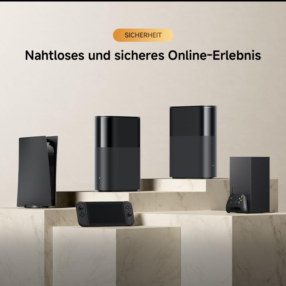 WLAN-Router WiFi7 BE3600 – 2.5G-Port, Mesh-WLAN, BLE, Multi-Geräte-Verbindung mit geringer Latenz