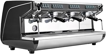Nuova Simonelli Appia II Volumetric 3 Group Espresso Machine MAPPIA5VOL03ND001 with Free Espresso Starter Kit and 3M Water Filter System