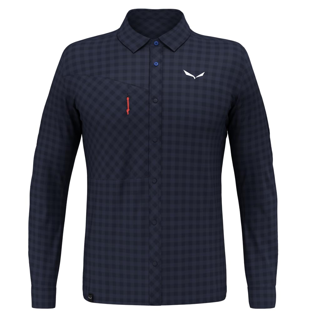 Salewa Puez Dry Long Sleeve Shirt Men, Blue, XXL