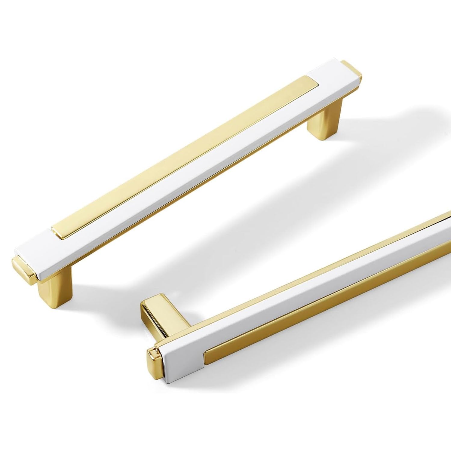 JNRFTY 4 PCS Cabinet Pulls Kitchen Cabinet Handles Solid Zinc Alloy Cabinet Hardware Drawer Pulls 7.5 Inch(192mm) Hole Centers