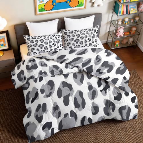 Edredón sin funda King de 7,5 tog con diseño moderno de vaca abstracto reversible 230x220 cm 4