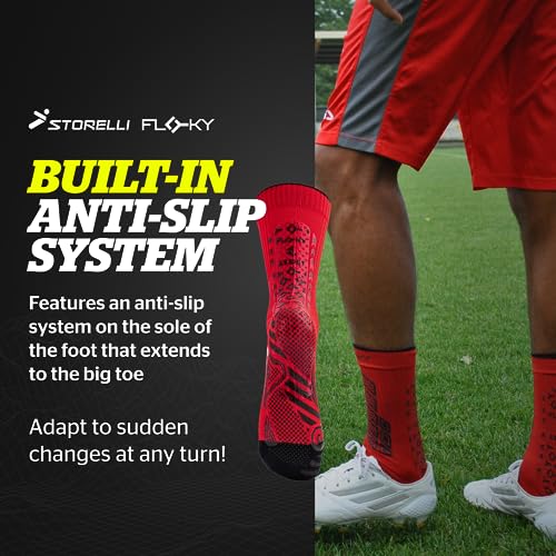Storelli Axsist Soccer Socks by Floky, Biomechanical Socks for Soccer, Protect Against Injuries2