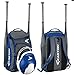 EASTON PROWESS Bat & Equipment Softball Backpack Bag | Designed for Female Athletes | 2019 | Royal | 2 Bat Sleeves | Vented Shoe Pocket | Top Pocket | Flip Up Mirror | Helmet Strap | Fence Hook