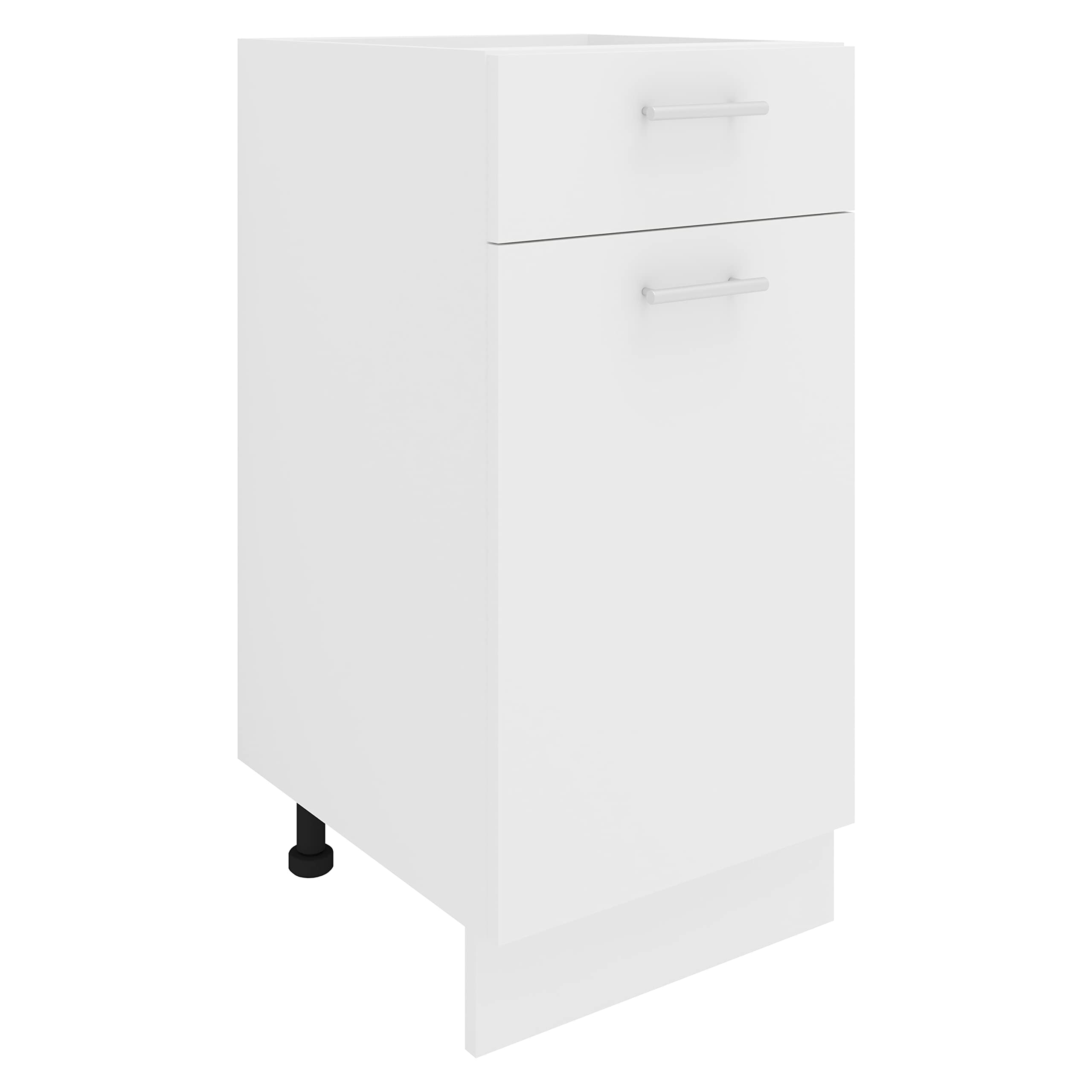 VCM Armoire de Cuisine Largeur 40 cm Tiroir Armoire Basse Cuisine Meubles de Cuisine Esilo Armoire de Cuisine Largeur 40 cm Tiroir Armoire Basse Cuisine Meubles de Cuisine Esilo Blanc