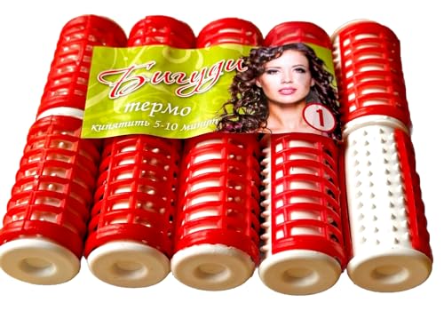 Set 10er Thermo Locken Haar Wickler Termobigudi ∅2,5 cm Set 10er Thermo Locken Haar Wickler Termobigudi ∅2,5 cm