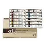 Shinhan - Juego de pintura al óleo (12 colores, 50 ml), tubo B