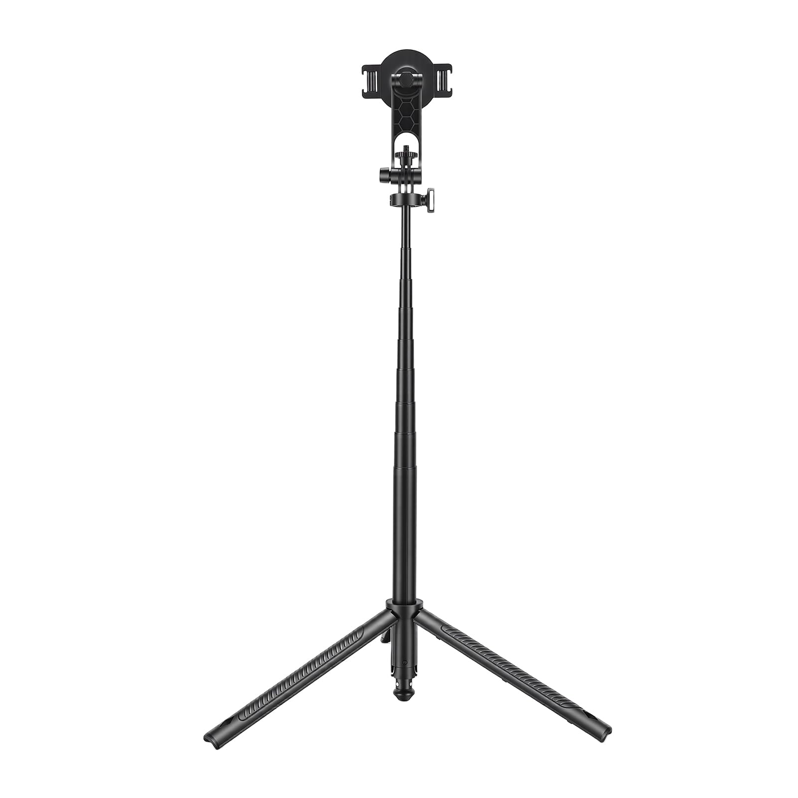 Palo Selfie, Ángulo Ajustable Giratorio Bluetooth Extensible Palo Selfie Trípode Portátil con Soporte para Teléfono Desmontable para Viajes Eventos Reuniones Familiares