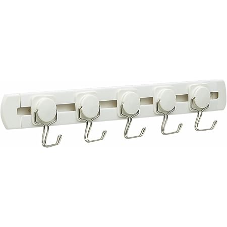Amazon レック ワイド ステンレス 5連フック 吸着シート K 616 フック オンライン通販