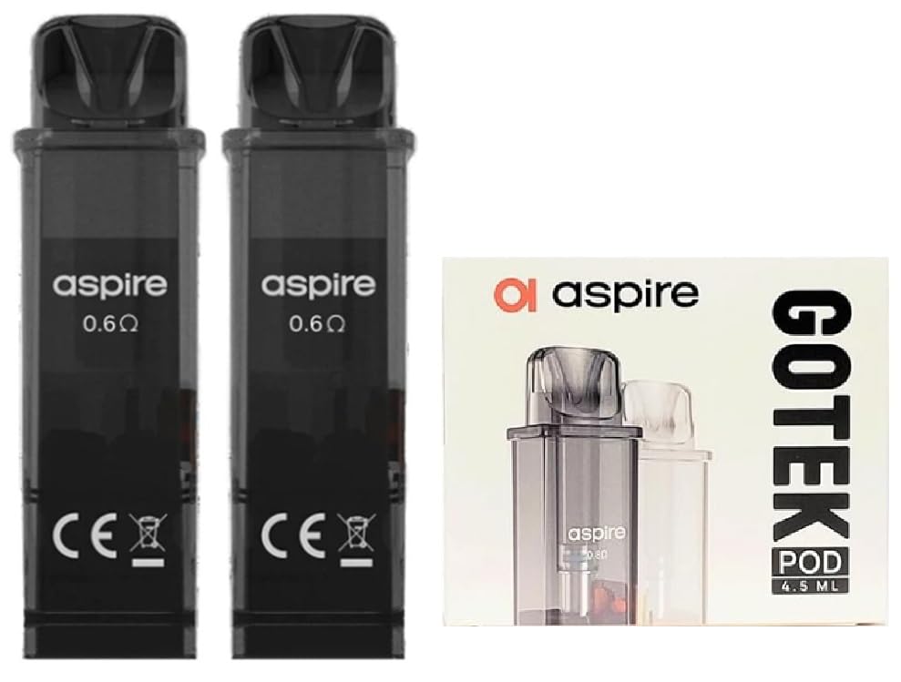 aspire gotek x pods 2.5ml Aspire Gotek Pod 4 5ml 2 Pack Gotek X X2