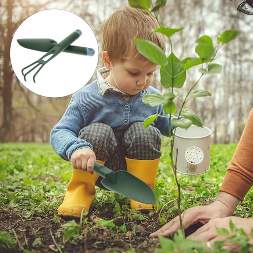 Kisangel 2sets Kit de herramientas de jardinería en plástico miniatura 2