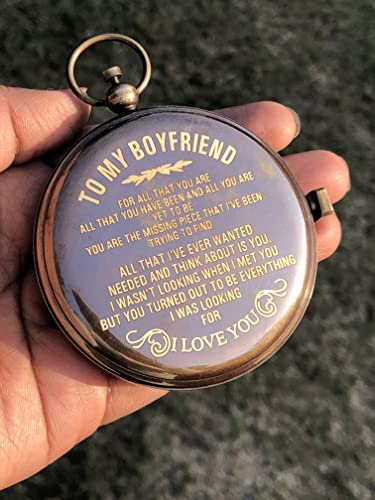 Brújula de latón personalizada portátil miniatura 6