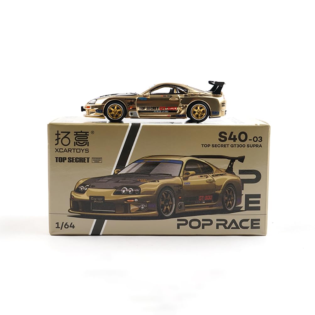 Amazon | XCARTOYS POP RACE S40-03 トップシークレット GT300スープラ