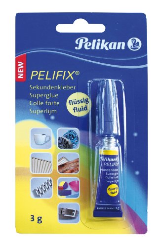 Preisvergleich Produktbild Pelikan 340067 Sekundenkleber, flüssig, schnelltrocknend, 3 g, glasklar