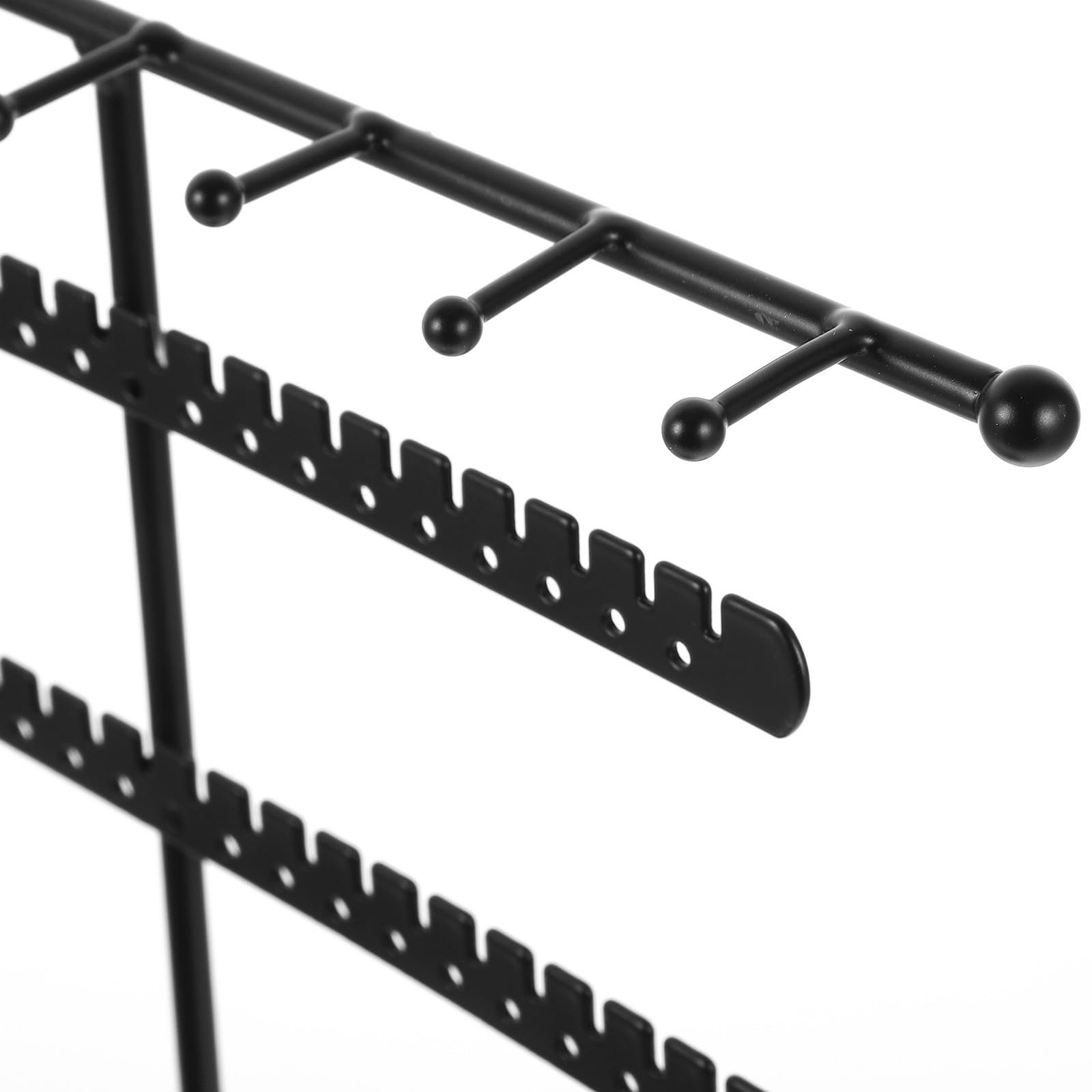 ABOOFAN Espositore Elegante e Legno per Gioielli Supporto in Ferro Organizer Esposizione e Organizzazione per Bracciali e Anelli per Orecchini e Orologi