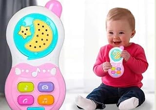 لعبة تليفون أرضي مع صوت وموسيقى وإضاءة.